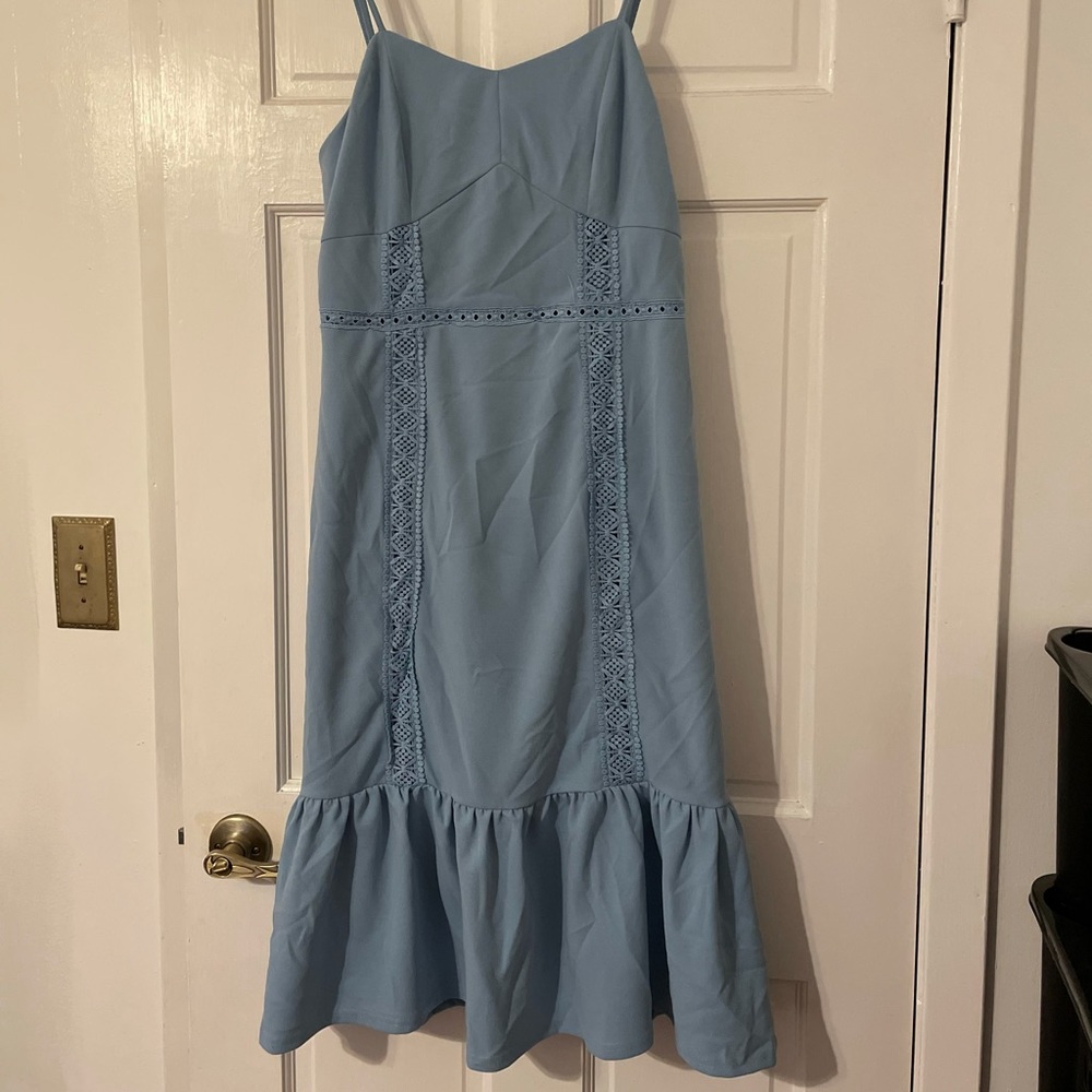 Very cute never worn light blue dress!